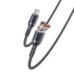 Yesido CA165C 60W USB + USB-C / Typ-C auf USB-C / Typ-C 2 in 1 Schnellladedatenkabel