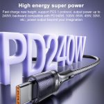 Yesido CA166 PD 240W USB-C / Typ-C auf USB-C / Typ-C Superschnelles Ladedatenkabel – Bild 2