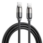 REMAX RC-C037 Capsule 1,2 m 30 W Typ-C auf Typ-C PVC-Schnellladekabel