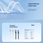 REMAX RC-C037 Capsule 1,2 m 30 W Typ-C auf Typ-C PVC-Schnellladekabel – Bild 4