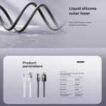 REMAX RC-C038 Capsule 1,2 m 66 W USB auf Typ-C PVC Schnellladekabel – Bild 4