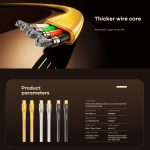 REMAX RC-C166 Prime 1,2 m 60 W Typ-C auf Typ-C geflochtenes Schnellladekabel – Bild 6