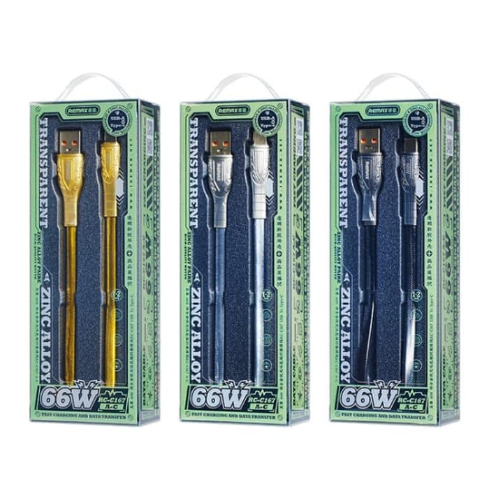 REMAX RC-C167 Prime 1,2 m 66 W USB auf Typ-C geflochtenes Schnellladekabel – Bild 3