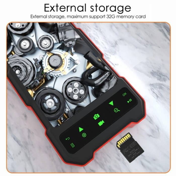 T21 4,5 Zoll IPS-Farbbildschirm 5,5 mm Einzelkamera Split Hard Cable Industrie-Endoskop, 1m, 2m, 3.5m, 5m, 10m – Bild 7