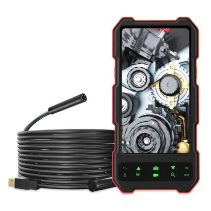 T21 4,5 Zoll IPS-Farbbildschirm 3,9 mm Einzelkamera Split Hard Cable Industrie-Endoskop, 1m, 2m, 3.5m, 5m