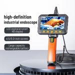 T27 5 Zoll IPS Farbbildschirm 7,9 mm Dreifachkamera Handheld-Festkabel HD Industrie-Endoskop, 1m, 2m, 3.5m, 5m – Bild 2