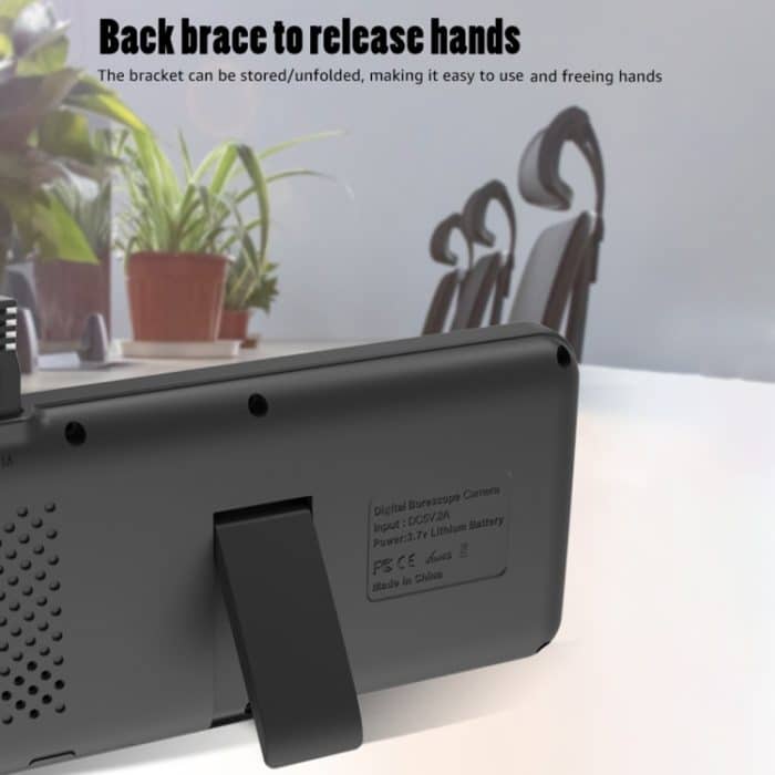 T29 5-Zoll-IPS-Bildschirm 3,9 mm Einzellinse IP67 wasserdichtes Industrie-Endoskop mit Halterung, 1m, 2m, 3.5m, 5m – Bild 6