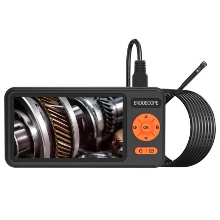 T29 5-Zoll-IPS-Bildschirm, 7,9 mm Dreifachobjektiv, IP67, wasserdichtes Industrie-Endoskop mit Halterung, 1m, 2m, 3.5m, 5m, 10m