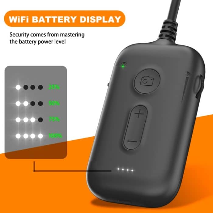 Y15 7,9 mm Dreifachkamera WiFi-verbundenes Festkabel HD-Industrie-Endoskop, 1m, 2m, 3.5m, 5m, 10m – Bild 7