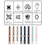 Konkaves Silikon-Uhrenarmband mit Leopardenmuster, For Apple Watch Series 8 41mm, For Apple Watch Series 8 45mm, For Apple Watch SE 2022 40mm, For Apple Watch SE 2022 44mm, For Apple Watch Series 7 41mm, For Apple Watch Series 7 45mm – Bild 4