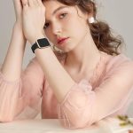 Uhrenarmband aus Silikon mit Spitzenprägung und Sonnenblumenmotiv, For Apple Watch SE 2022 40mm, For Apple Watch SE 2022 44mm, For Apple Watch Series 7 41mm, For Apple Watch Series 7 45mm – Bild 7