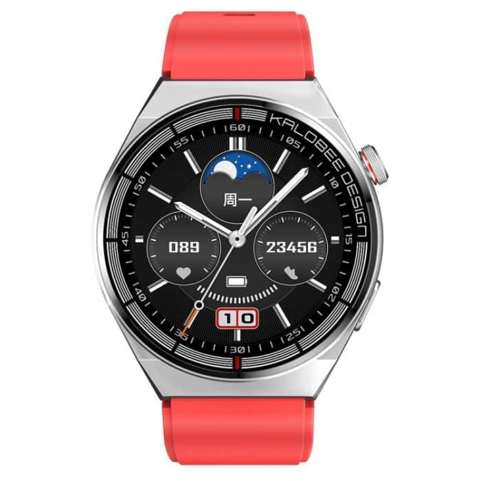 1,3 Zoll Silikonband IP68 wasserdichte Smart Watch unterstützt Bluetooth-Anruf, Red Silicone Band, Black Silicone Band – Bild 15