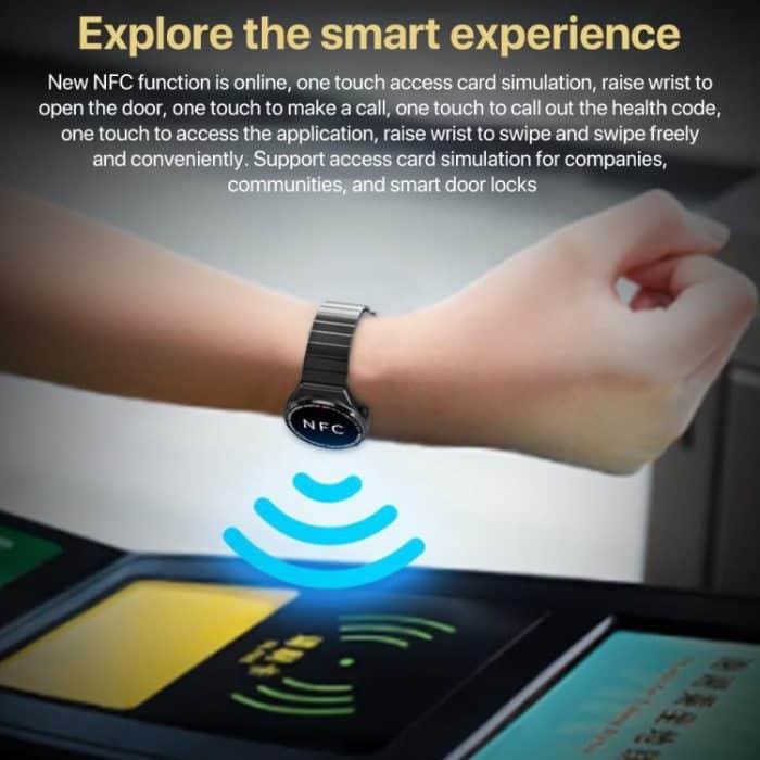 1,3 Zoll Silikonband IP68 wasserdichte Smart Watch unterstützt Bluetooth-Anruf, Red Silicone Band, Black Silicone Band – Bild 4