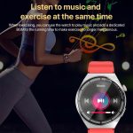1,3 Zoll Silikonband IP68 wasserdichte Smart Watch unterstützt Bluetooth-Anruf, Red Silicone Band, Black Silicone Band – Bild 8
