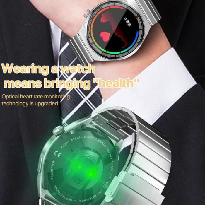 1,3 Zoll Silikonband IP68 wasserdichte Smart Watch unterstützt Bluetooth-Anruf, Red Silicone Band, Black Silicone Band – Bild 9