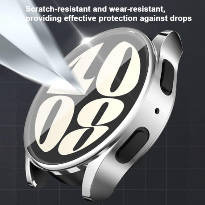 Vollständige Abdeckung galvanisiertes TPU-Uhrenschutzgehäuse, For Samsung Galaxy Watch FE 40mm – Bild 3