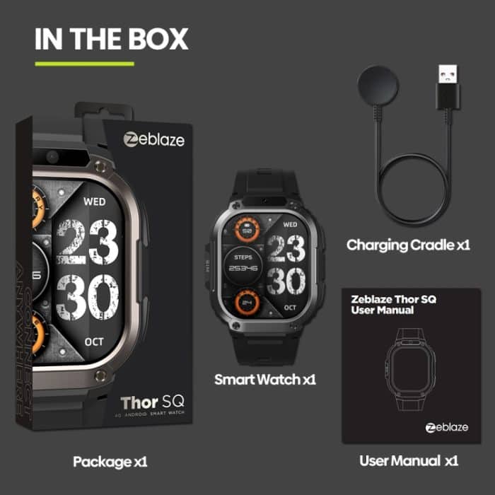 Zeblaze Thor SQ Smart Watch mit 2,13-Zoll-Bildschirm, 4G-Netzwerk, Android 8.1, 2 GB+16 GB, Thor SQ – Bild 12