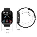 CY13 1,9 Zoll IPS Square Screen Smart Watch Unterstützt Bluetooth-Anrufe/Gesundheitsüberwachung – Bild 3