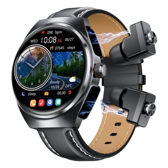 EDA006806001A.jpg GT95 1,53 Zoll IPS-Bildschirm 2-in-1 Bluetooth-Kopfhörer Smart Watch – Bild 1