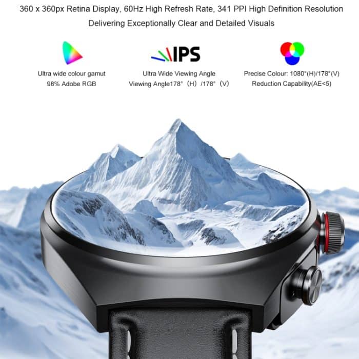 GT95 1,53 Zoll IPS-Bildschirm 2-in-1 Bluetooth-Kopfhörer Smart Watch – Bild 2