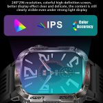 HT29 2,01 Zoll IPS-Bildschirm Triple Proof Smart Watch mit Banknotendetektor-Licht – Bild 2