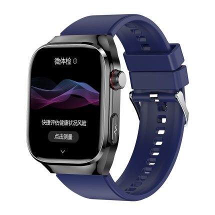 TK16 2,04-Zoll-LCD-Bildschirm Silikonarmband Smart Watch unterstützt Gesundheitsüberwachung