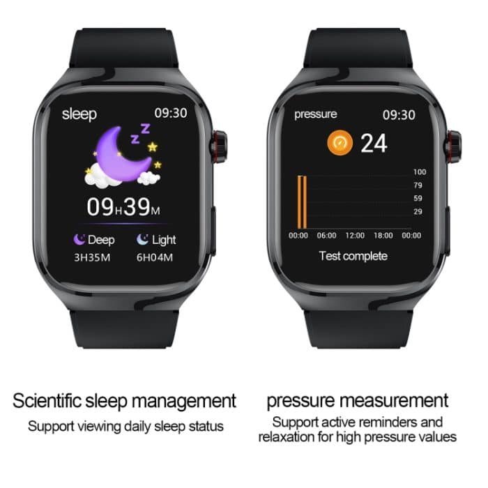 TK16 2,04-Zoll-LCD-Bildschirm Silikonarmband Smart Watch unterstützt Gesundheitsüberwachung – Bild 7