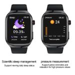 TK16 2,04-Zoll-LCD-Bildschirm Stahlarmband Smart Watch unterstützt Gesundheitsüberwachung – Bild 7