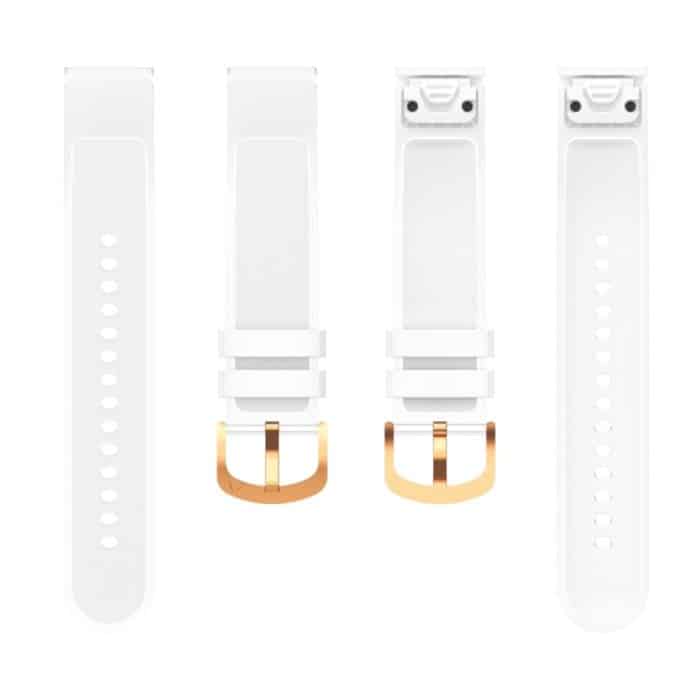 Glacier Clear Zweifarbiges Silikon-Uhrenarmband, For Garmin Fenix 7S – Bild 5