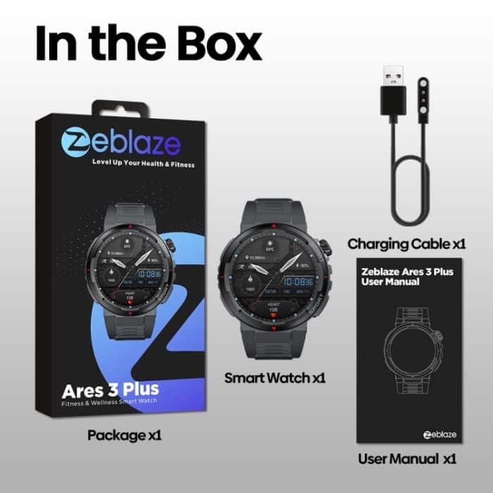 Zeblaze Ares 3 Plus 1,43 Zoll Fitness- und Wellness-Smartwatch unterstützt 24-Stunden-Gesundheitsüberwachung – Bild 11