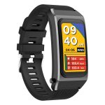 A8 1,98 Zoll 2-in-1-Smartwatch mit Bluetooth-Kopfhörer, Silikonarmband, unterstützt EKG/NFC – Bild 2
