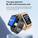 A8 1,98 Zoll 2-in-1-Smartwatch mit Bluetooth-Kopfhörer, Silikonarmband, unterstützt EKG/NFC – Bild 17