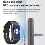 A8 1,98 Zoll 2-in-1-Smartwatch mit Bluetooth-Kopfhörer, Silikonarmband, unterstützt EKG/NFC – Bild 18