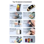 A8 1,98 Zoll 2-in-1-Smartwatch mit Bluetooth-Kopfhörer, Silikonarmband, unterstützt EKG/NFC – Bild 6