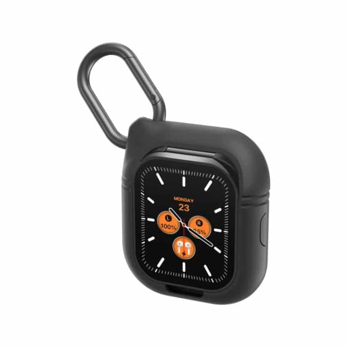 D8 Pro 2,01 Zoll 2-in-1-Smartwatch mit Bluetooth-Kopfhörer, Silikonarmband, unterstützt NFC mit Abdeckung – Bild 13