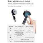 D8 Pro 2,01 Zoll 2-in-1-Smartwatch mit Bluetooth-Kopfhörer, Silikonarmband, unterstützt NFC mit Abdeckung – Bild 5