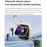 D8 Pro 2,01 Zoll 2-in-1-Smartwatch mit Bluetooth-Kopfhörer, Stahlarmband, unterstützt NFC mit Abdeckung – Bild 4