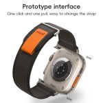 Uhrenarmband aus Nylon mit zwei Abschnitten und Öse, For Apple Watch Series 9 41mm, For Apple Watch Ultra 49mm – Bild 7