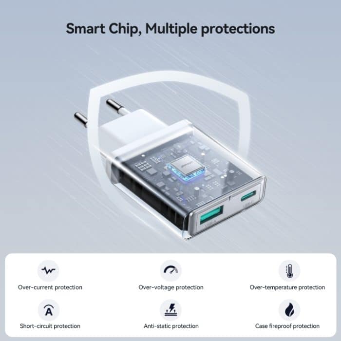 JOYROOM JR-TCF14 20W USB+USB-C / Typ-C Schnellladegerät – Bild 5