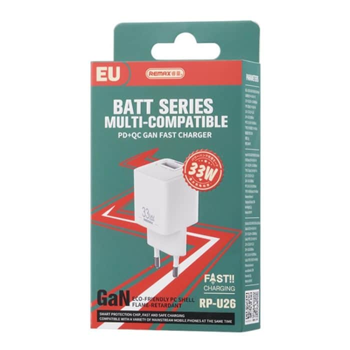 REMAX RP-U26 33W USB+USB-C / Typ-C GaN Schnellladegerät – Bild 7