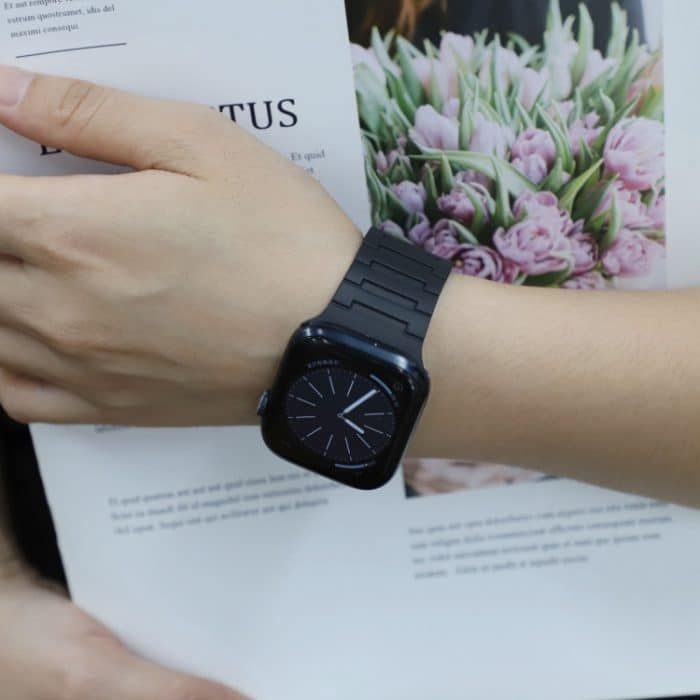 Magnetisches Silikon-Uhrenarmband, For Apple Watch SE 2022 44mm, For Apple Watch Series 7 41mm, For Apple Watch Series 7 45mm, For Apple Watch SE 40mm, For Apple Watch SE 44mm, For Apple Watch Series 6 40mm, For Apple Watch Series 6 44mm... – Bild 9