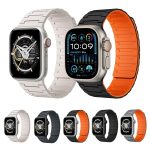 Magnetisches Silikon-Uhrenarmband, For Apple Watch SE 2022 44mm, For Apple Watch Series 7 41mm, For Apple Watch Series 7 45mm, For Apple Watch SE 40mm, For Apple Watch SE 44mm, For Apple Watch Series 6 40mm, For Apple Watch Series 6 44mm... – Bild 4