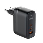 LDNIO Q366 65 W USB + Dual Type-C Port Ladegerät mit USB-C / Type-C zu USB-C / Type-C Datenkabel