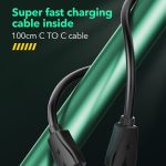 LDNIO Q367 65 W GaN 3 x USB-C / Typ-C-Schnittstellenladegerät mit USB-C / Typ-C auf USB-C / Typ-C-Datenkabel – Bild 11