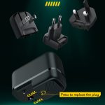 LDNIO Q367 65 W GaN 3 x USB-C / Typ-C-Schnittstellenladegerät mit USB-C / Typ-C auf USB-C / Typ-C-Datenkabel – Bild 7