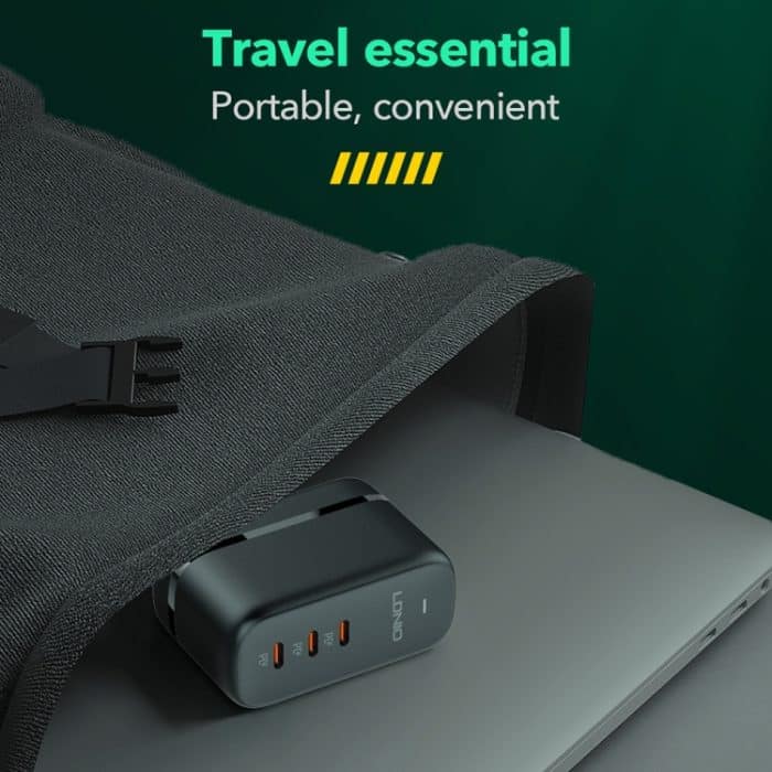 LDNIO Q367 65 W GaN 3 x USB-C / Typ-C-Schnittstellenladegerät mit USB-C / Typ-C auf USB-C / Typ-C-Datenkabel – Bild 9