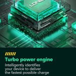 LDNIO Q367 65 W GaN 3 x USB-C / Typ-C-Schnittstellenladegerät mit USB-C / Typ-C auf USB-C / Typ-C-Datenkabel – Bild 10