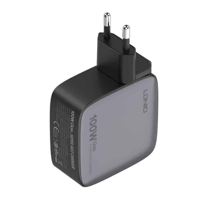 LDNIO Q408 100 W GaN USB+3 USB-C / Typ-C Schnittstellenladegerät mit 100 W USB-C / Typ-C auf USB-C / Typ-C Datenkabel – Bild 18