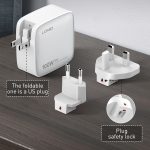 LDNIO Q408 100 W GaN USB+3 USB-C / Typ-C Schnittstellenladegerät mit 100 W USB-C / Typ-C auf USB-C / Typ-C Datenkabel – Bild 12