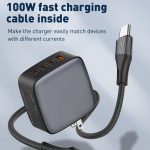 LDNIO Q408 100 W GaN USB+3 USB-C / Typ-C Schnittstellenladegerät mit 100 W USB-C / Typ-C auf USB-C / Typ-C Datenkabel – Bild 14